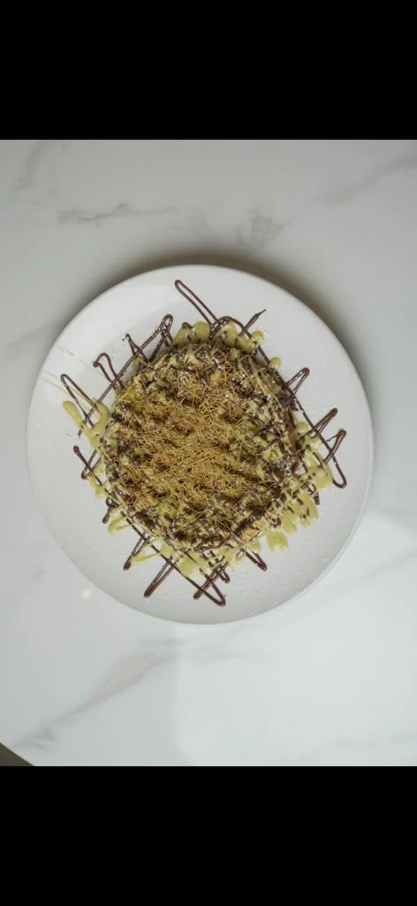 Pistachio Chocolate Waffles
